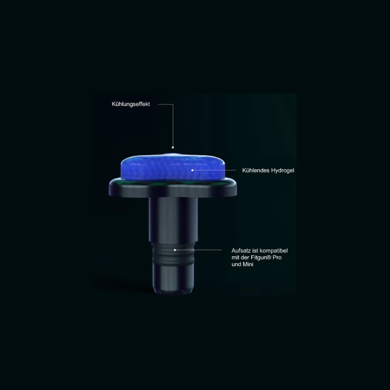 Massageaufsatz mit Kältefunktion