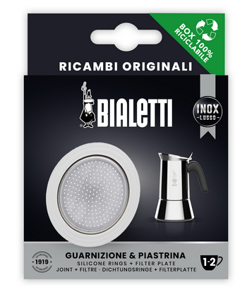 Ersatzset 1 - 2 Tassen Edelstahl