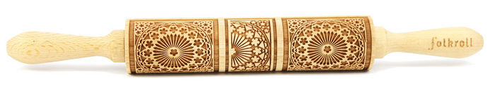 Nudelholz Rosette