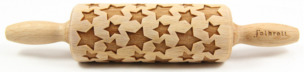 Nudelholz Sterne