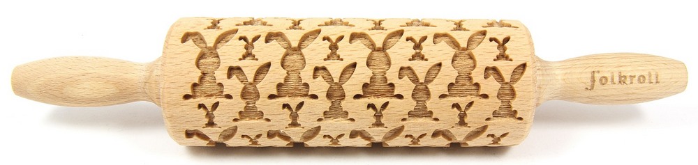 Nudelholz Osterhase