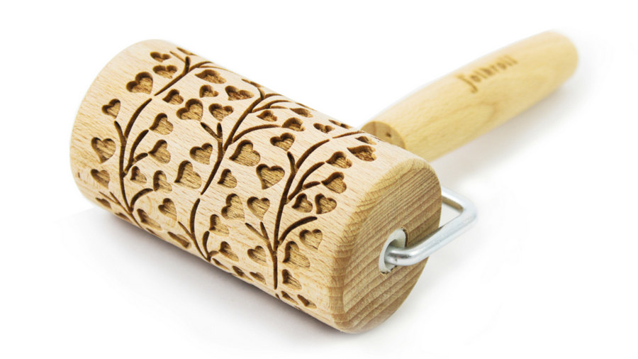 Nudelholz Frühlingsherzen