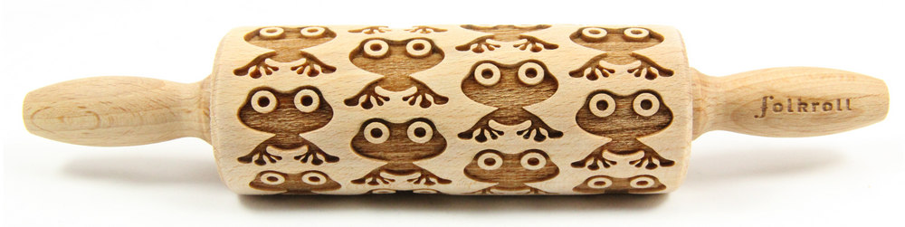 Nudelholz Frosch