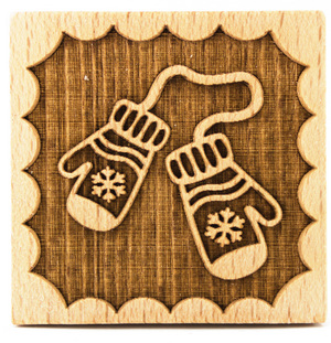 Stempel Handschuhe quadratisch