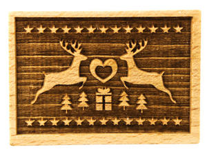 Stempel magische Weihnachten rechteckig