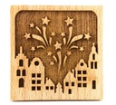 Stempel New Year quadratisch