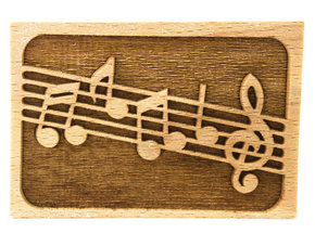 Stempel Noten rechteckig