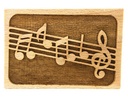 Stempel Noten rechteckig