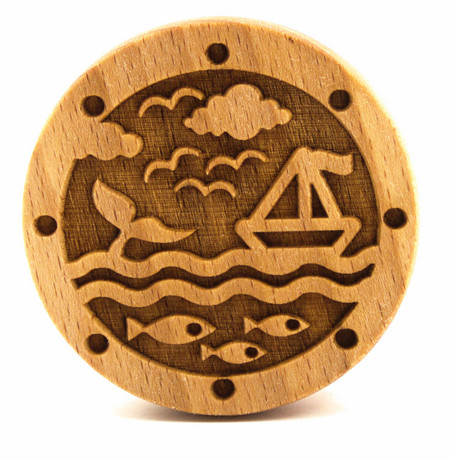Stempel Boot rund