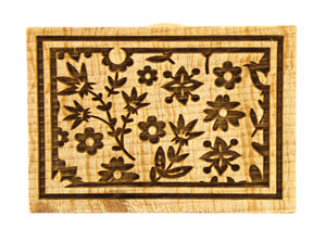 Stempel Flower Power rechteckig