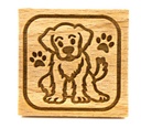 Stempel Welpen quadratisch