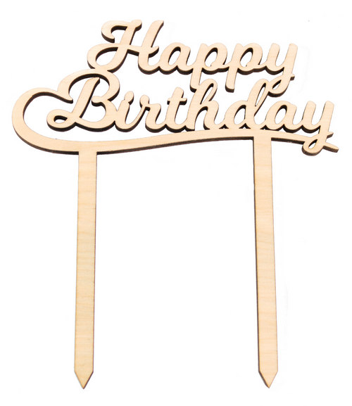 Tortenstecker Happy Birthday