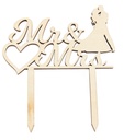 Tortenstecker Mr. and Mrs.