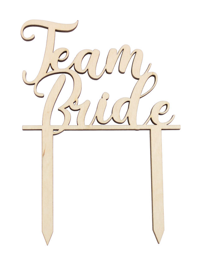 Tortenstecker Team Bride