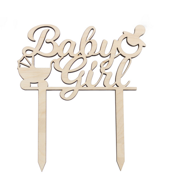 Tortenstecker Baby Girl