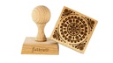 Stempel Deko quadratisch