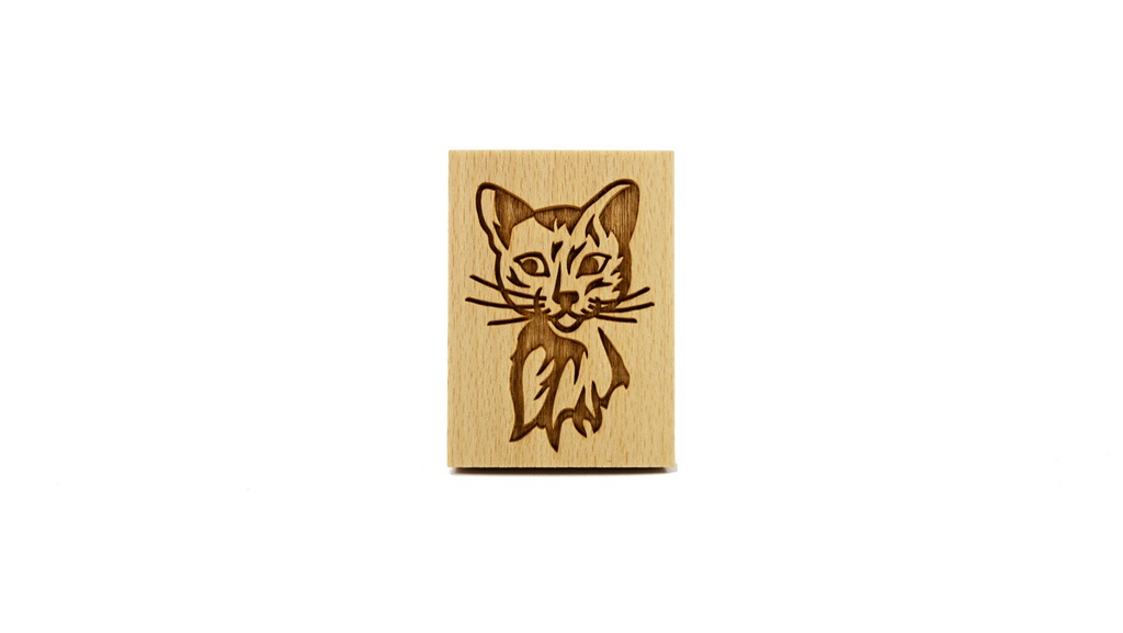 Stempel Kitty rechteckig