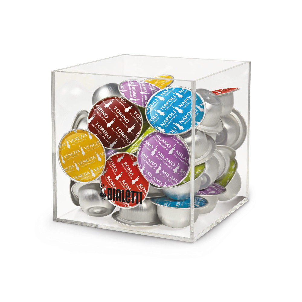 Kapselaufbewahrungsbox würfelig