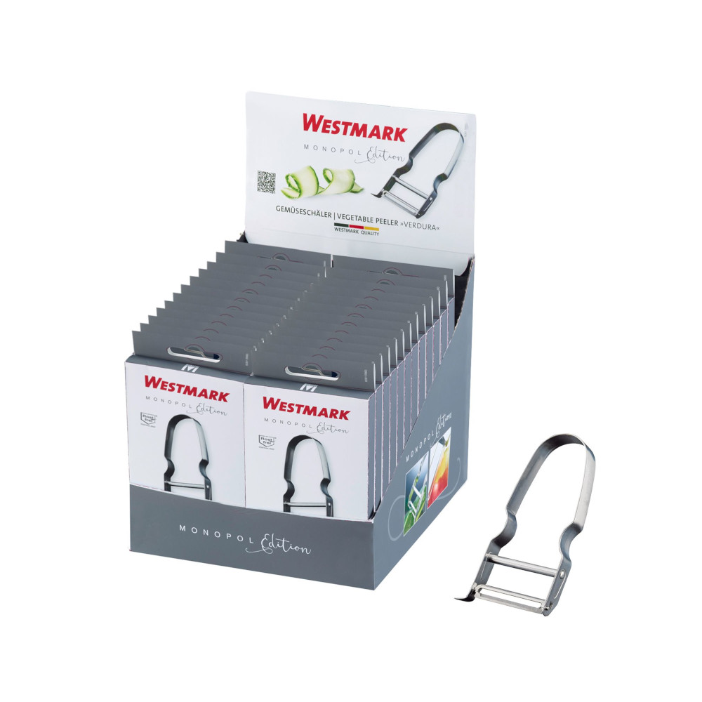 24 Sparschäler »Verdura« Monopol Edition, Display