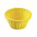 Korb rund, konisch Ø 18cm gelb saleen