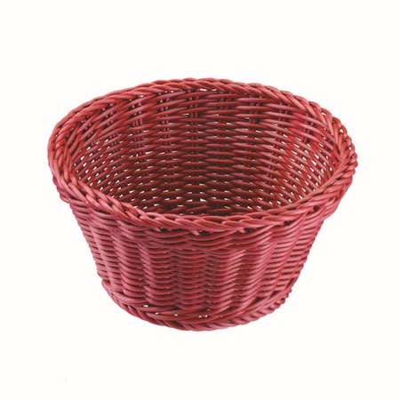 Korb rund, konisch Ø 18 cm rubinrot