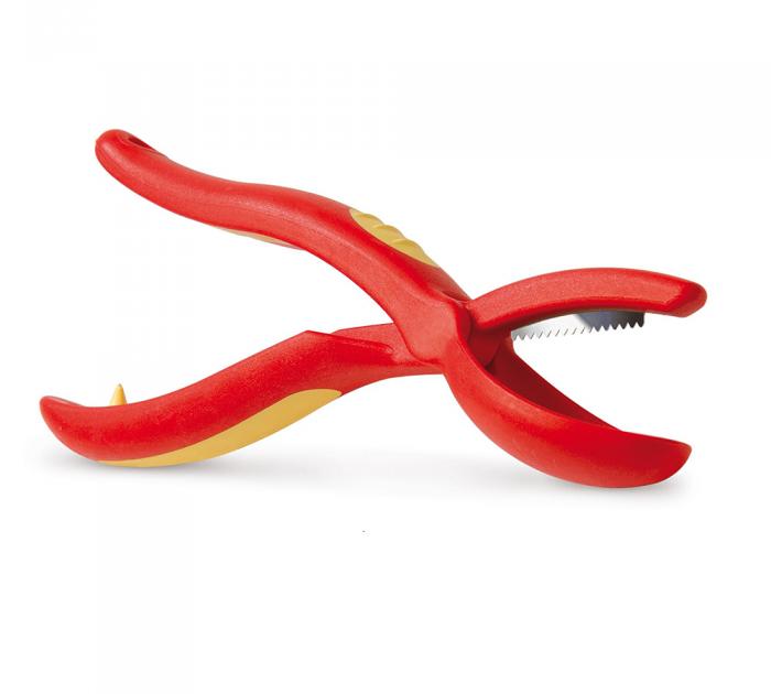Maronischneider Kunststoff/Edelstahl rot
