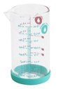 Messbecher Glas rutschfest 0,2L