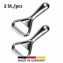Flaschenöffner Metall 2er-Pkg Westmark  - Stahl  - hochglanzvernickelt