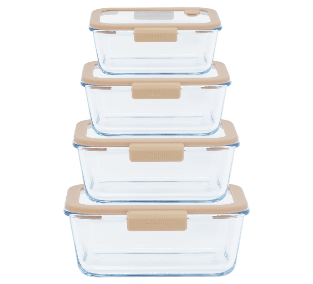 Vorratsdosen Set Vakuum 5-teilig Glas