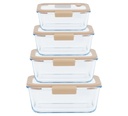 Vorratsdosen Set Vakuum 5-teilig Glas