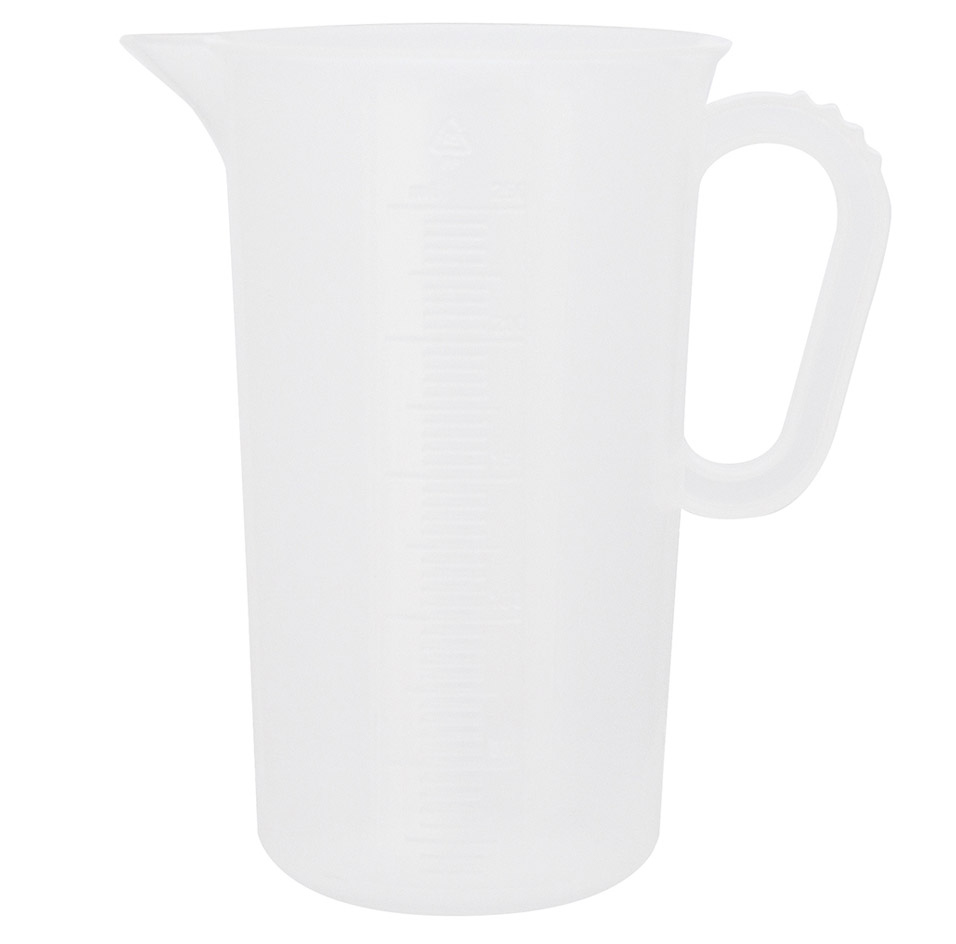 Messbecher mit geschlossenem Griff