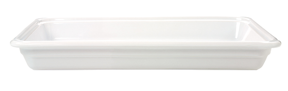 Schale eck.1/1 53x32 weiß GASTRON
