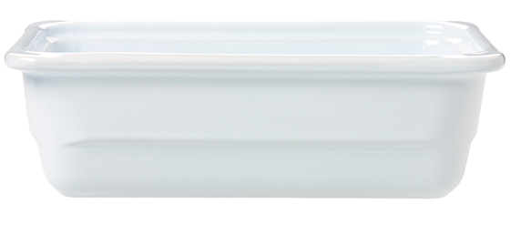 Schale ho. 1/3 32x17 weiß GASTRON
