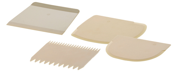 Teigkartenset 4-tlg Kunststoff