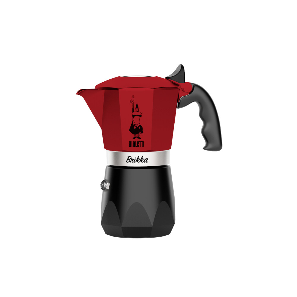 Brikka Espressokocher Rot