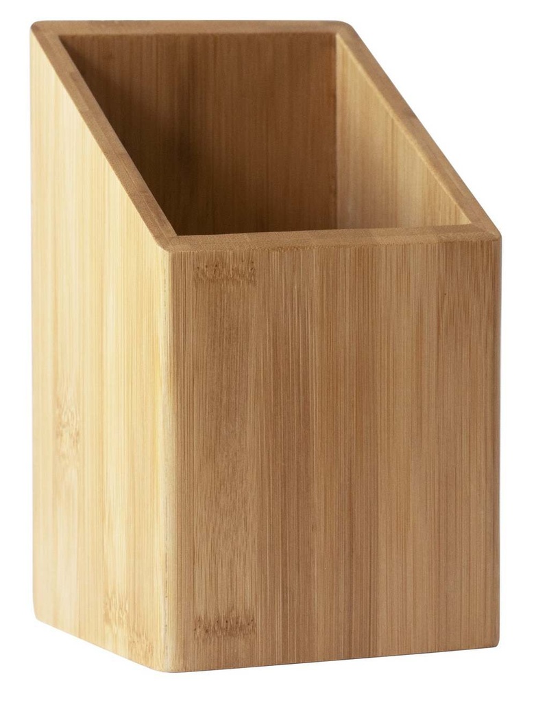 Utensilien Behälter 11x11x18cm Bambus