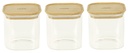 Vorratsdosen 3er-Set quadr. 0,8L