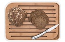 Brotschneidbrett Bambus Weiß