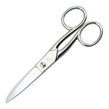 Haushaltsschere, gerade Augen, geschmiedet