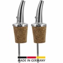 2 Ausgießer »Classic Gastro«, kurz, Naturkork
