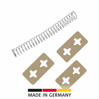 3 Abstreifplättchen + 1 Feder für Kirschentkerner W-4070
