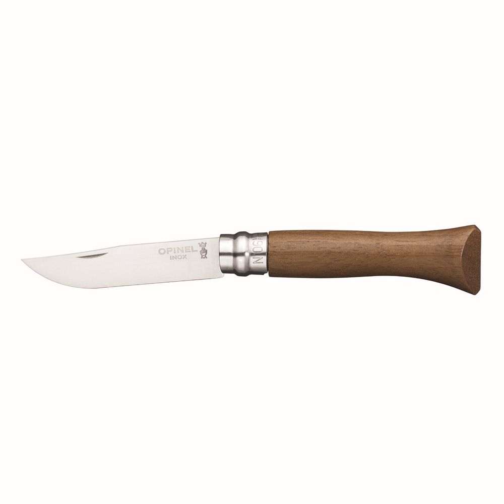 Klappmesser Luxus Edelstahl Nussbaum