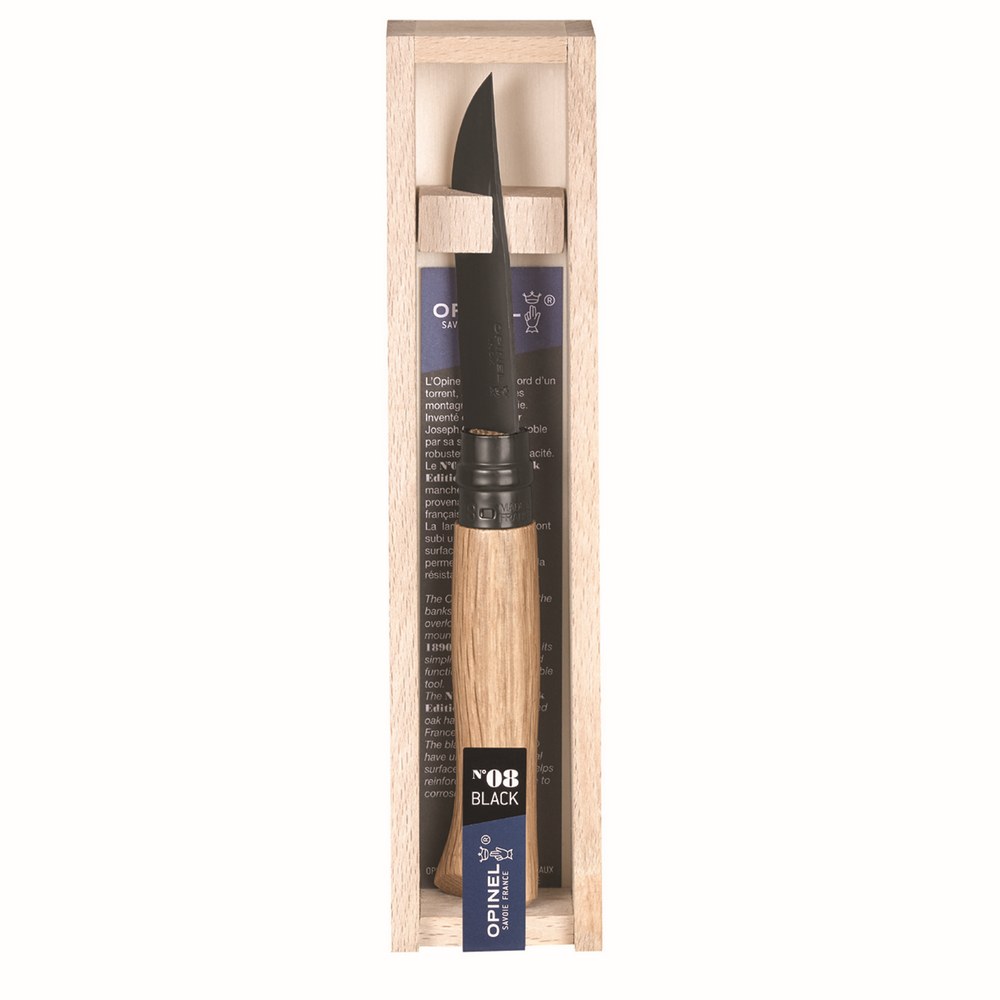 Klappmesser Luxus N°08 Eiche Schwarz