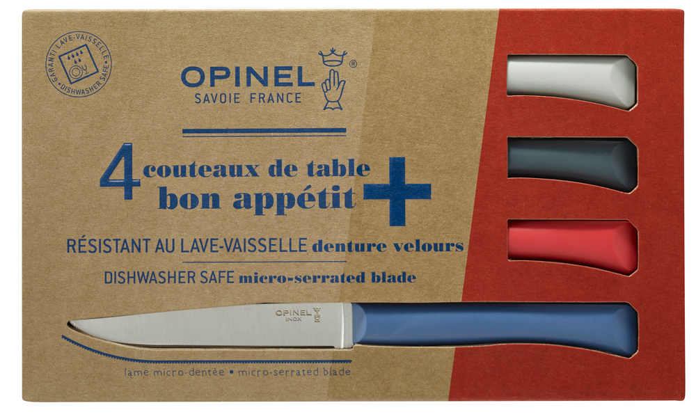 Tafelmesser-Set 4-tlg Bon Appétit spülmaschinenfest Primo
