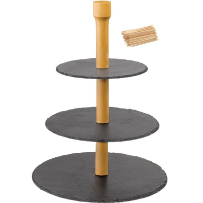 Etagere, 3-stufig,  "Tapas+Friends"+100