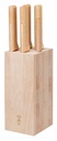 Messerblock Parallèle mit 5 Messern Fleischmesser Buche