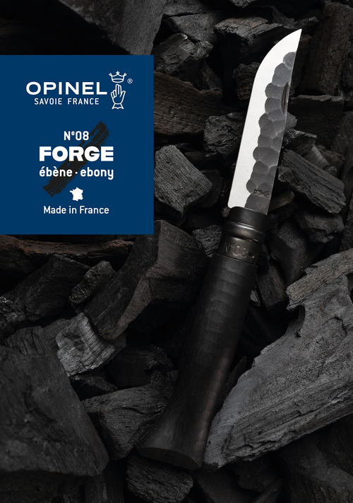 Aufsteller für Klappmesser Ebenholz geschmiedet