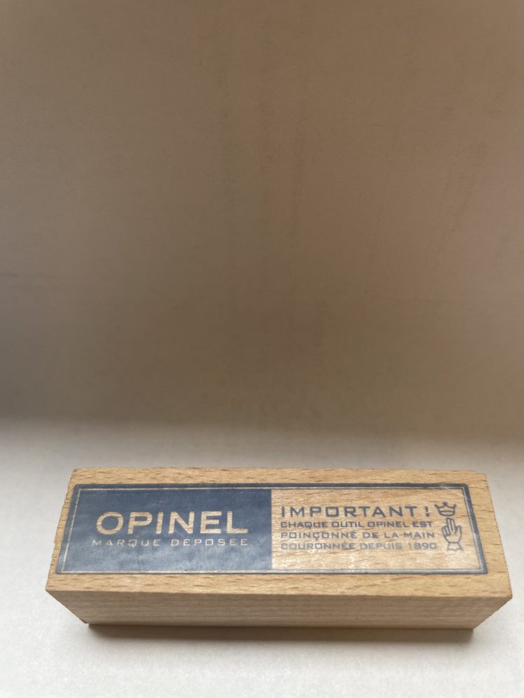 Holzaufsteller blau klein Opinel - 7x2x2 cm 