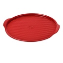 Pizzastein 40 cm geriffelt