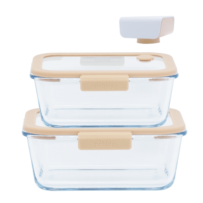 Vorratsdose Vakuum Set 3-teilig